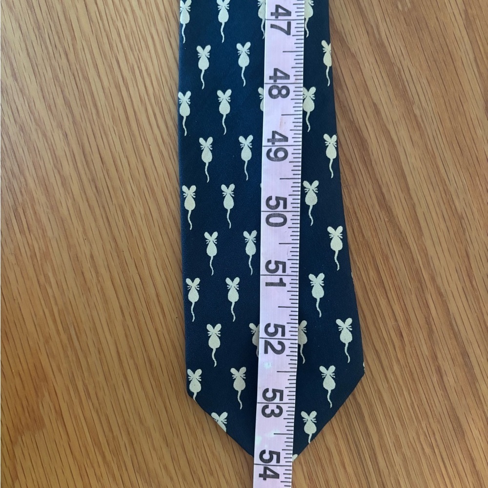 Calvin Curtis Cravateur Mens Vintage Mouse Print neck Tie 2.75” Narrow Collector - Picture 4 of 7